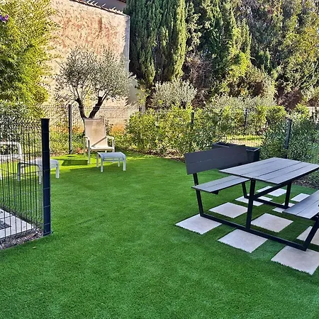 Casa-jardin Secret: Climatise Avec Piscine Lägenhet *