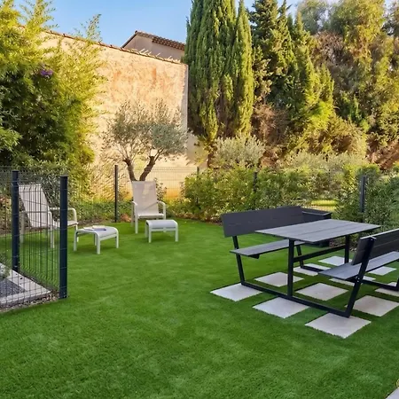 Casa-jardin Secret: Climatisé Avec Piscine Appartamento Juan-les-Pins
